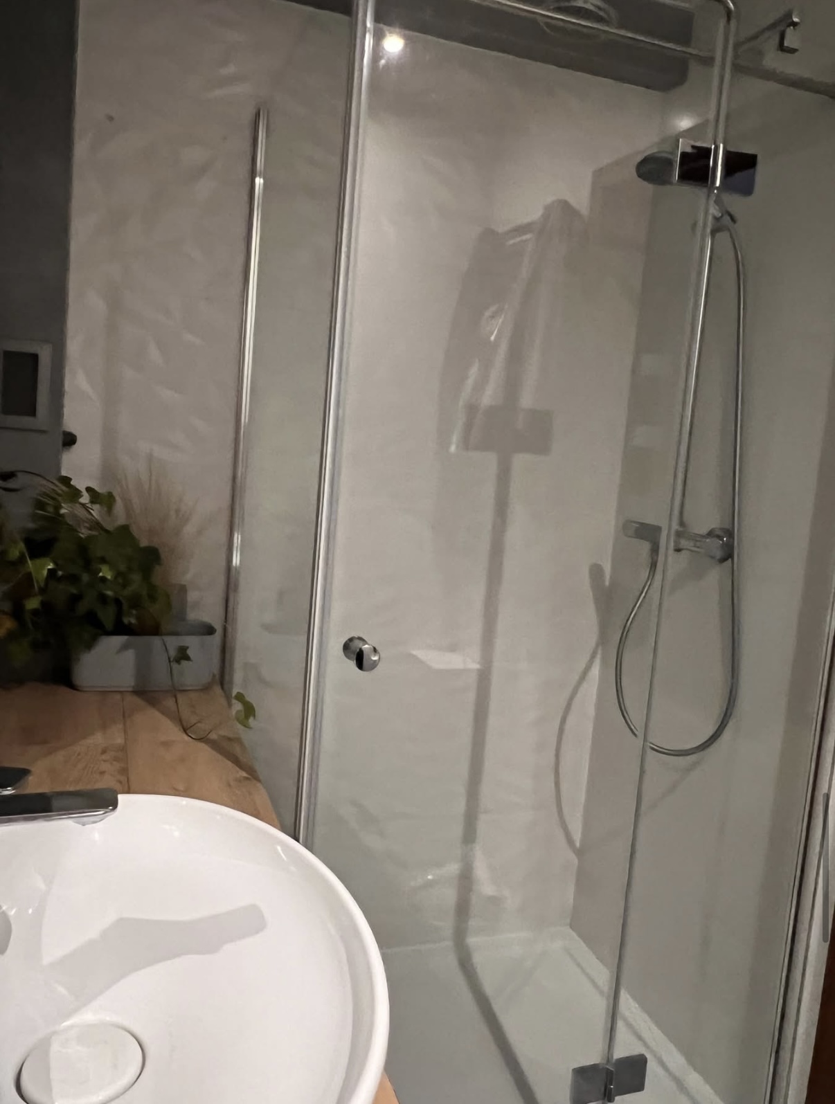 Łazienka z prysznicem walk-in